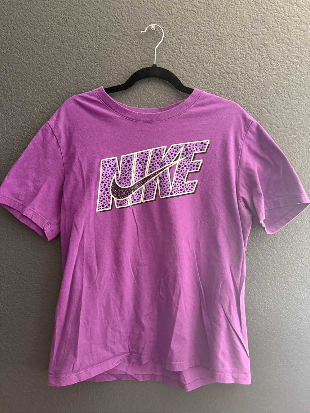 Nike Kids Purple Short-Sleeve Logo Tee